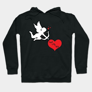 cupid is my bestie valentines day 2024 for lovers Hoodie